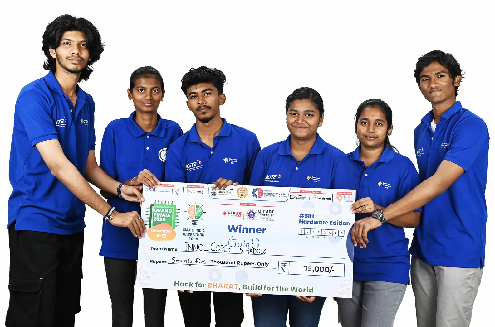 Joint Winners of the Smart India Hackathon 2025 -Hardware Edition.